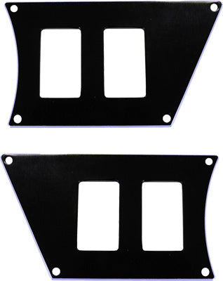 MODQUAD DASH 4 SWITCH PLATE (BLACK) PART# RZR-SP4-1K-BLK NEW