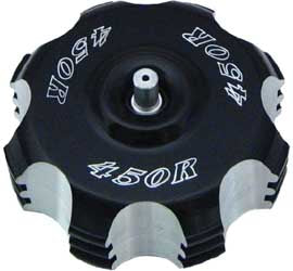 MODQUAD BILLET GAS CAP (BLACK LOGO) GC2-XBLK