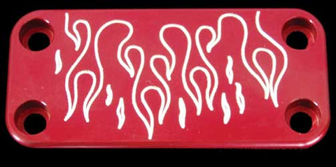 MODQUAD HANDLEBAR CLAMP (FLAMES BLACK) HC1-700BLK