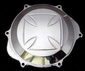 MODQUAD CLUTCH COVER (BLUE W/LOGO) CC1-YBL