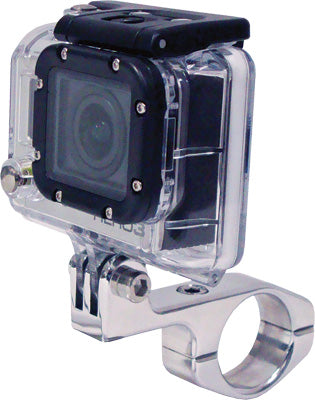 MODQUAD GO PRO HERO 2 CASE W/POLISHED ADJUSTABLE 0.875 MOUNT PART# GO-CASE-STD N