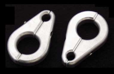 MODQUAD BRAKE LINE CLAMP 3/4"ARM XLARGE 7/1 6"LINE (SILVER) BLC-2