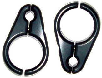 MODQUAD BRAKE LINE CLAMP 3/4 ARM x 5/16 LINE (BLACK) PART# BLC-1BLK NEW