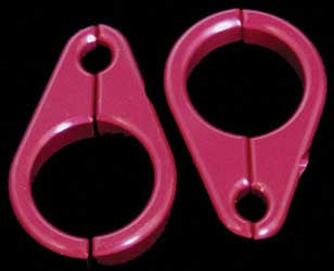 MODQUAD BRAKE LINE CLAMP 1 ARM x 5/16 LINE (RED) PART# BLC-3RD NEW