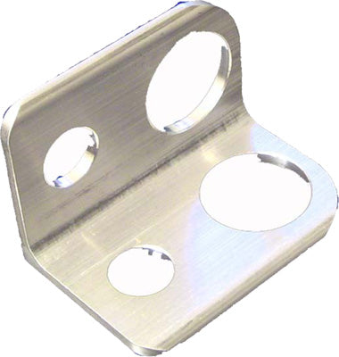 MODQUAD AXLE FLAG MOUNT (POLISHED) PART# FM-1