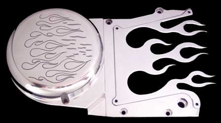 MODQUAD STATOR COVER (FLAME/FLAME) ST1-FF