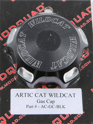 MODQUAD GAS CAP BLACK LOGO ARCTIC CAT PART# AC-GC-BLK NEW