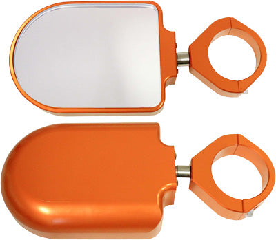 MODQUAD SIDE VIEW MIRROR SET ORANGE 1.75 PART# R-SIDE-OR NEW