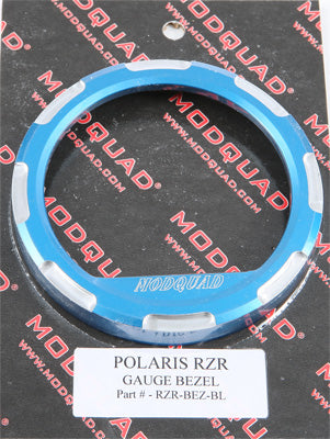 MODQUAD DASH BEZEL BLUE PART# RZR-BEZ-BL