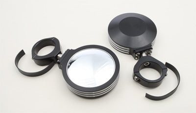 MODQUAD BILLET SIDE MIRRORS ROUND BLACK 1.75" PART# SIDE-BLK