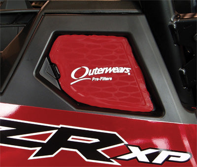 OUTERWEARS SIDE INTAKE PRE FILTER RED PART# 20-2712-03 NEW