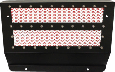 MODQUAD EXHAUST SHIELD (BLACK/RED) PART# RZR-EX-1K-RD NEW