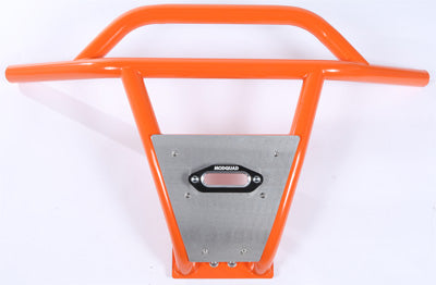 MODQUAD XTREME FRONT BUMPER W/WINCH MOUNT (ORANGE) PART# RZR-FBW-1K-OR NEW