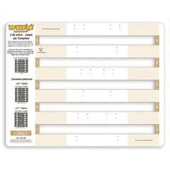 WOODYS 286S TEMP TEMPLATE 2.86 PITCH TRACK