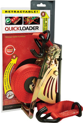 QUICKLOADER TIEDOWN RED 4500LB 15' PART# QL4500 TRYME