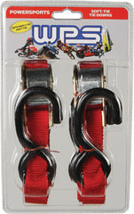 WPS 1" TIE-DOWNS RED W/SOFT TIE 2/ PK PART# 21261 SOFT