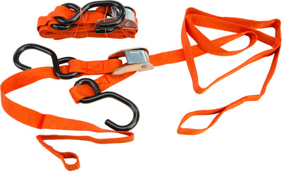 WPS TIE-DOWNS ORANGE W/SOFT TIE 1"X68" (PAIR) PART# 21269 SOFT