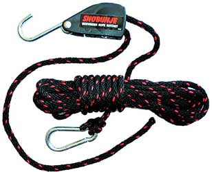 SNOBUNJE SIDEWINDER RATCHET BLOCK W/ 3/ 8"X20' ROPE 1015