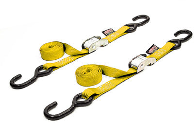 POWERTYE TIE-DOWNS 1" YELLOW 2/PK 22268