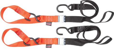 POWERTYE FAT STRAP W/SOFT TYE 1.5" X 72" (BLACK/ORANGE) PART# 29629