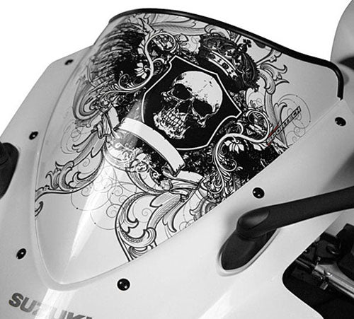 SPORT TECH SPORTECH W/S HON CBR 1000RR ROYAL WHITE FITS '08-'10 # 45471125