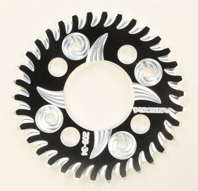 VORTEX CAT5 REAR ALUMINUM SPROCKET BLACK 34T 206ZK-34