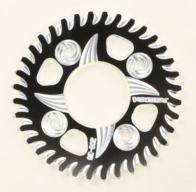 VORTEX CAT5 REAR ALUMINUM SPROCKET BLACK 36T 206ZK-36