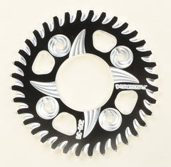 VORTEX CAT5 REAR ALUMINUM SPROCKET BLACK 36T 206ZK-36