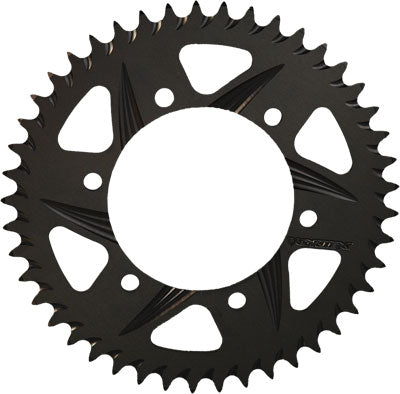 VORTEX F5 REAR ALUMINUM SPROCKET BLACK HARDCOAT 42T PART# 840K-42