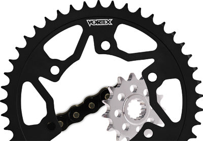 VORTEX SPKT/CHAIN KIT YAM W/STEEL REAR SPKT PART# CK6153 NEW