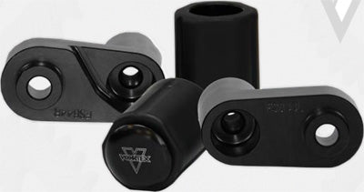 VORTEX FRAME SLIDERS NO CUT BLK R1 PART# KS644 NEW