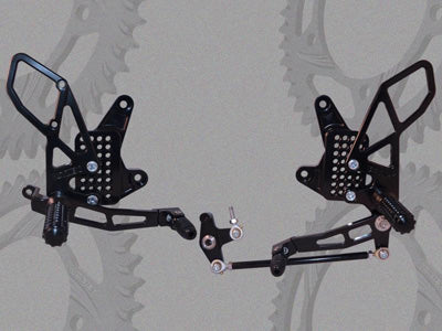VORTEX REAR SET (BLACK) PART# RS211K NEW
