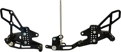 VORTEX Rear Set (Black) PART NUMBER RS684K
