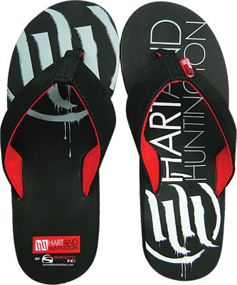 SMOOTH H&H INK FLIP FLOPS SZ 9 PART# 3000-009