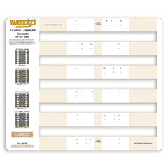 WOODYS 300S-TEMP TEMPLATE 3.0 PITCH TRACK