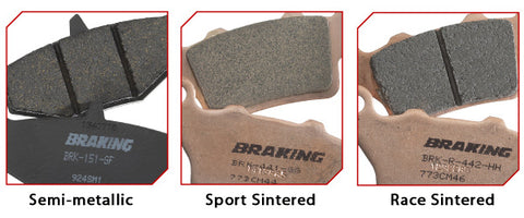 BRAKING 1997-2001 Suzuki TL1000S HIGH-PERFORMANCE BRAKE PAD SINTERED HI-PERF 764