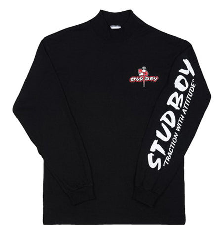 STUDBOY STUD BOY ORIGINAL BLACK LONG SLEEVE MOCK 2X-LARGE 2421-03