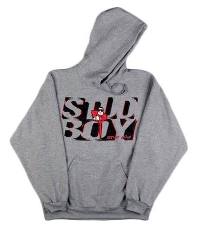 STUDBOY STUD BOY GREY HOODIE MED 2535-00