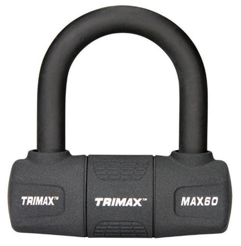 TRIMAX MAX60BK MULTI-PURPOSE DISC CABLELOCK U-LOCK BLACK