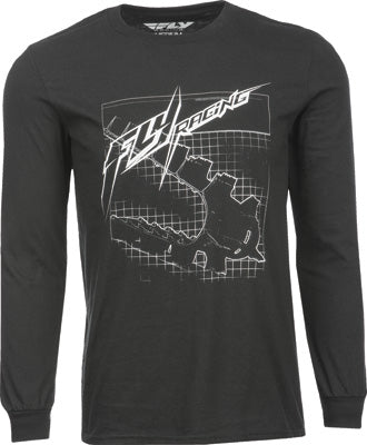 FLY SNOW FOCUS L/S TEE BLACK 2-XLARGE 352-0710~6