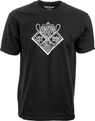 FLY SNOW FLY FOCUS SNOW TEE BLK LG 352-0900L