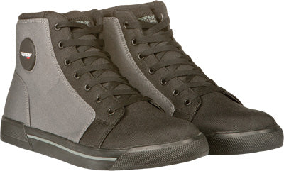 FLY STREET M16 CANVAS RIDING SHOES GREY/BLACK TEXTILE SZ 11 #5161 361-989~11
