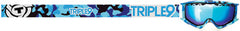 TRIPLE 9 SWITCH GOGGLE BLUE CAMO W/ BLUE MIRROR/AMBER LENS PART# 37-2358