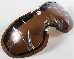 TRIPLE 9 SWANK GOGGLE REPLACEMENT LENS (POLARIZED BROWN) PART# SKG-75 LENS BRN P