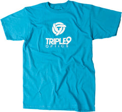 TRIPLE 9 LOGO TEE TURQUOISE MEDIUM PART# 37-2721M