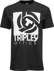 TRIPLE 9 LOGO TEE BLACK 2X-LARGE PART# 37-27502X