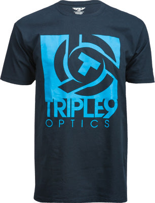 TRIPLE 9 LOGO TEE NAVY 2X-LARGE PART# 37-27512X