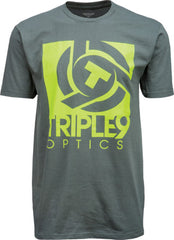 TRIPLE 9 LOGO TEE CHARCOAL LARGE PART# 37-2756L