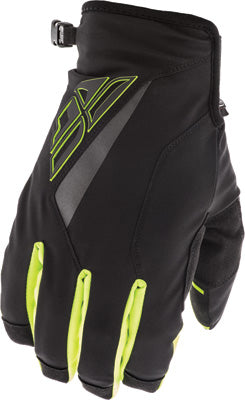 FLY SNOW TITLE GLOVES BLACK/HI-VIS SZ 11 371-04911