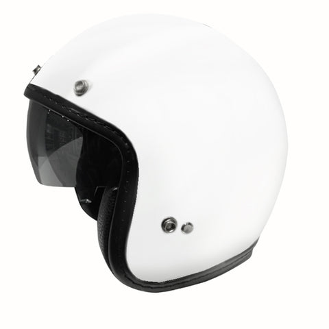 ZOAN 032-118 3 4 RETRO OPEN FACE HELMET WHITE 2XL